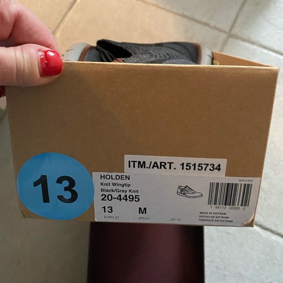 NIB JOHNSTON & MURPHY HOLDEN KNIT WINGTIP dress shoe - Picture 3 of 4